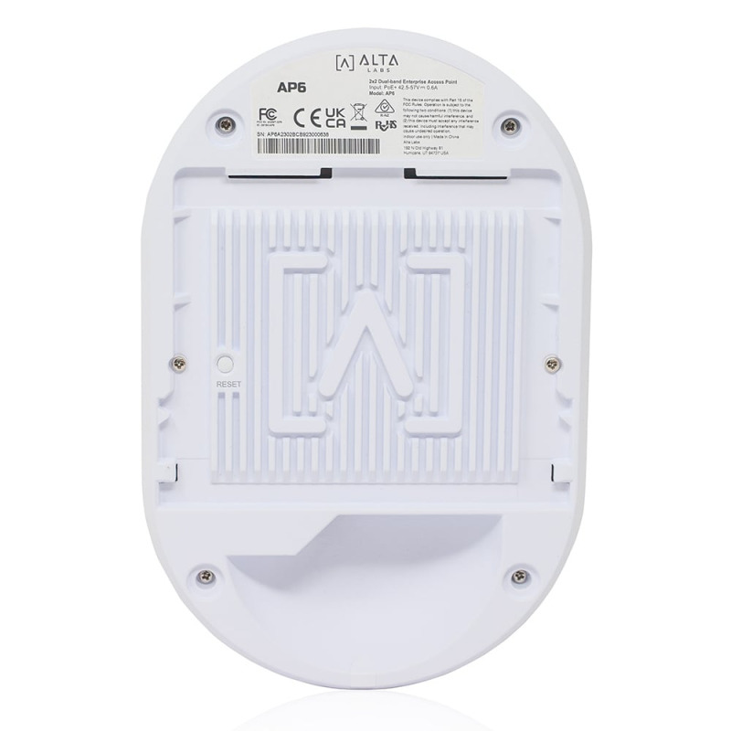 Punto de Acceso WiFi 6 de 63 Gbps para 350 Usuarios / MUMIMO 4X4 / Adopción Fácil por Bluetooth / Para Interior / Montaje Rápido QuickMount para Techo o Pared / DPI para Bloqueo de Aplicaciones / Compatible con la Plataforma image 3